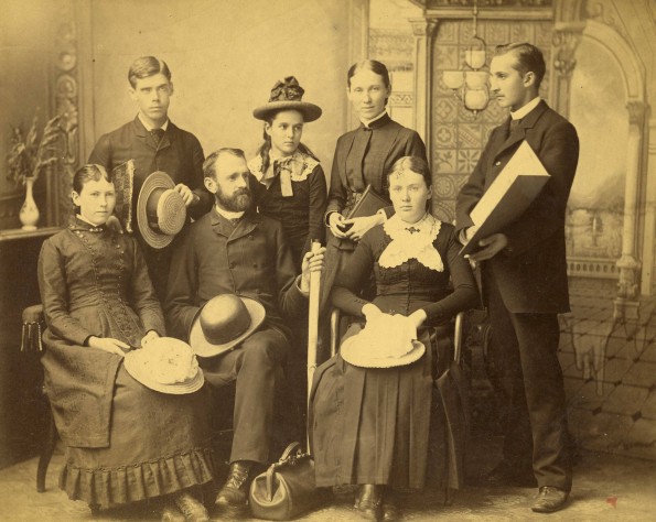 A. T.  and Loretta Robinson with family members, including Cassie