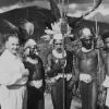 Old chief Wizil (center) walked two-days journey to Mt. Hagen Leper Station for help five different times