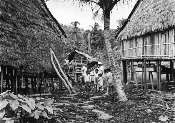 A section of Laanchang, a village in Sarawak