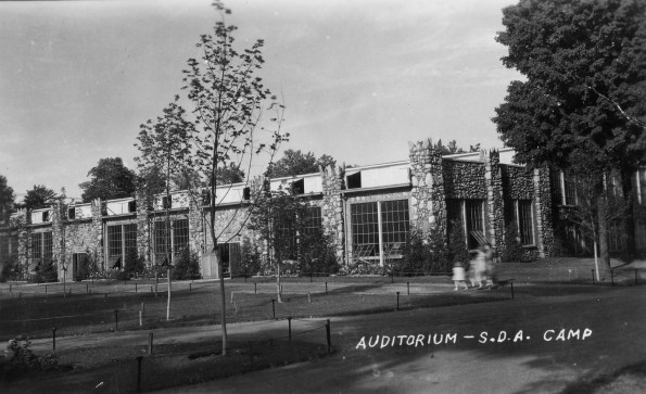 Auditorium at the Michigan camp meeting at Grand Ledge