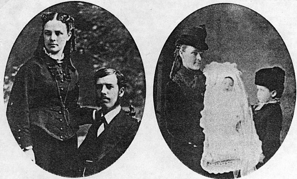 W. C. and Mary White with Ella and baby Mabel