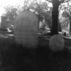 Grave markers of Angeline Andrews, wife of John N. Andrews and infant daughter, Carrie Andrews, Rochester, NY cemetery