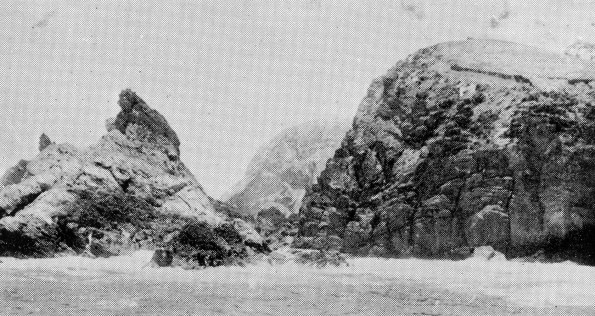 Pitcairn Island's rugged coast