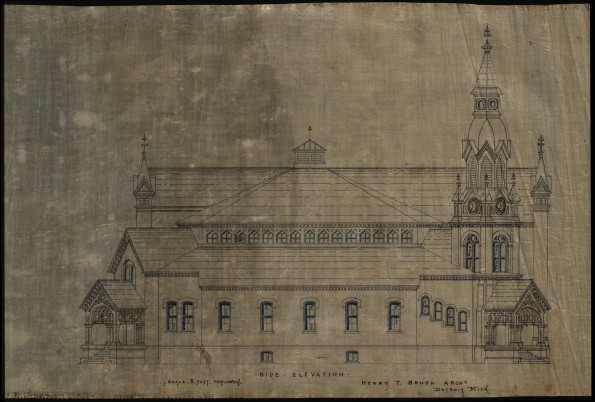 [Battle Creek Dime Tabernacle architectural plans]
