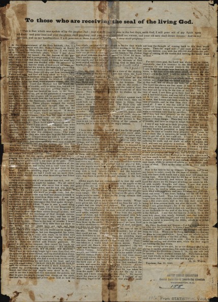 To those who are receiving the seal of the living God