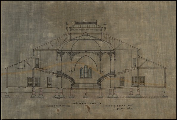 [Battle Creek Dime Tabernacle architectural plans]