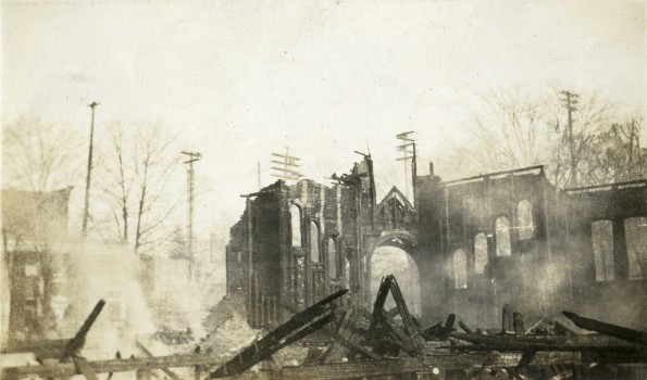 Dime Tabernacle, Battle Creek, Mich., ruins