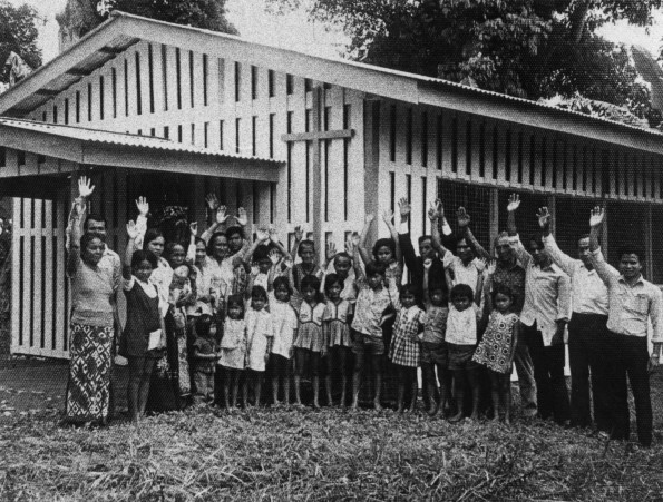 Junior chapel built in Borneo by the Quiet Hour