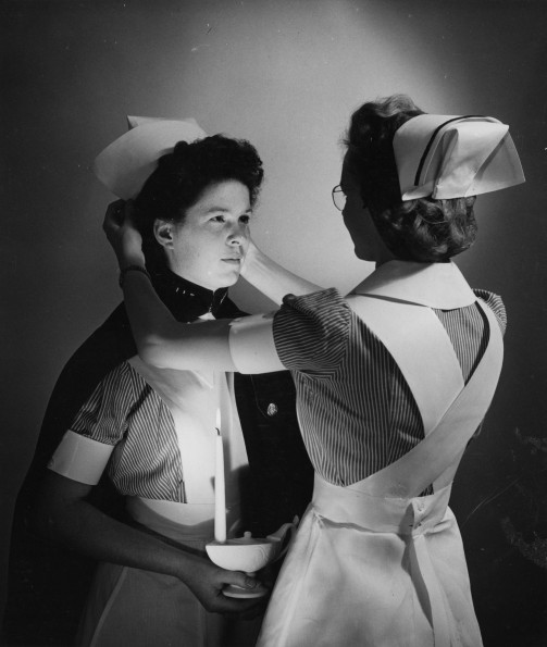 College of Medical Evangelists School of Nursing students, 1940s