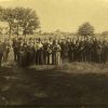 Reception committee on the Saginaw, Michigan, camp ground.
