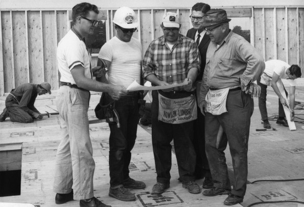 Construction of the Stevensville Seventh-day Adventist Church (Mich.)