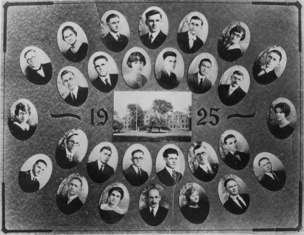 Clinton Theological Seminary senior class, 1925