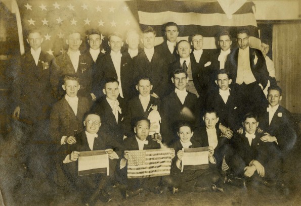 Mount Vernon Academy club or group of young men, 19teens