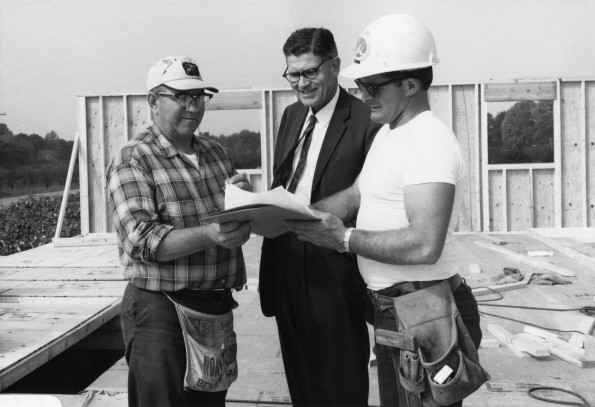 Construction of the Stevensville Seventh-day Adventist Church (Mich.)