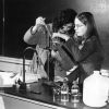 Kingsway College students in the chemistry lab