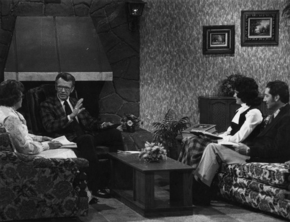 LaVerne Tucker filming the Search telecast