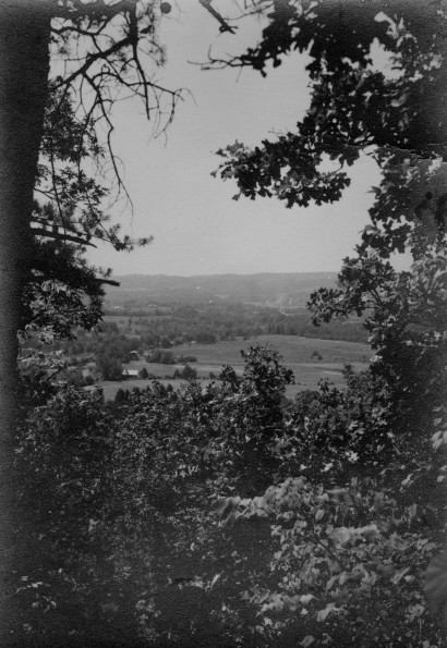 View of the valley from the hills around Madison College
