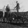 Clinton Theological Seminary John Hardt with a wagon and horse team