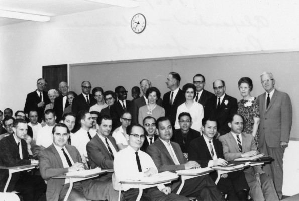 Welcome for Wilber Alexander and farewell for Norval Pease