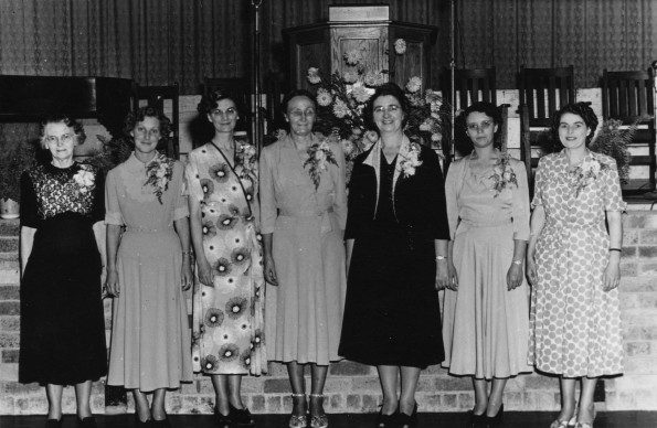 Ladies at the opening of the South African Seminary Extension School