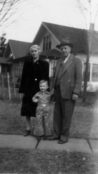 Estella and Walter Straw with Monty