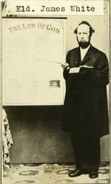 James White with the Law of God chart