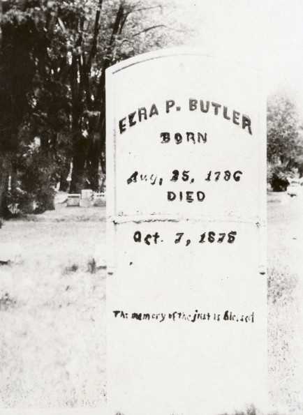 Ezra P. Butler grave