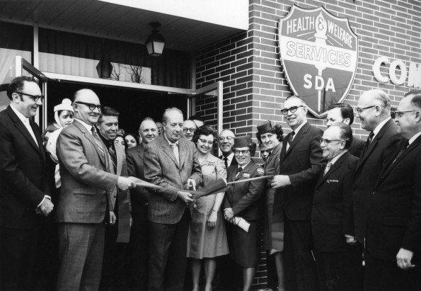 Ribbon cutting at the Berrien Springs Community Services Center
