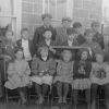Students and their teacher at the Burt Seventh-day Adventist Church School (N.Y.), 1912