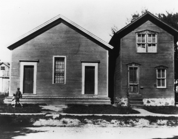 Second Battle Creek Seventh-day Adventist Church with an other building close beside it