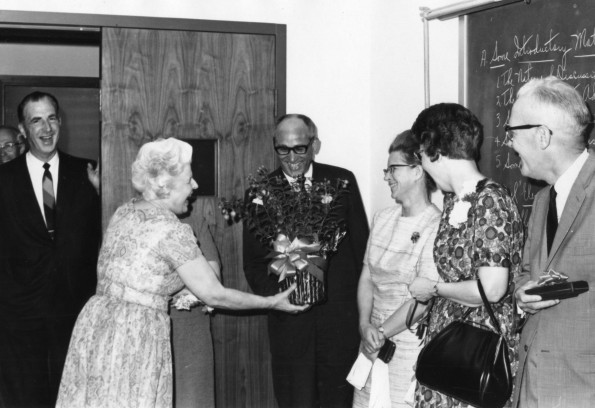 Welcome for Wilber Alexander and farewell for Norval Pease