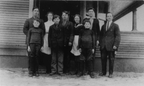 Students and teacher at the Hanley SDA church school