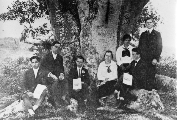 Staff of   O Seminarista   - The first magazine edited by Brazil College, 1920s