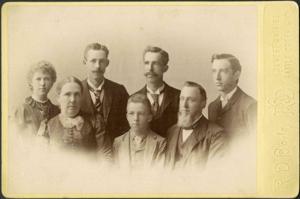 Uriah Smith and family