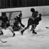 Kingsway College students play ice hockey