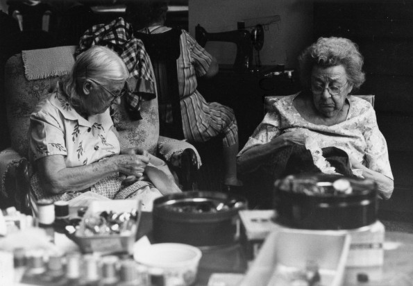 Ladies working at the Berrien Springs Community Services Center (Mich.)