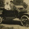 E. J. Van Horn and his wife with their car
