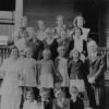 Students and their teachers at the Hamilton Seventh-day Adventist Church School (Ont.), 1933