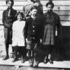 Students and their teacher at the Centralia Seventh-day Adventist Church School (Ill.) about 1914-1915