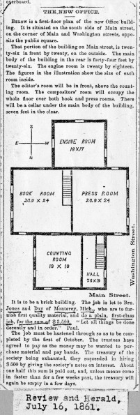 Review & Herald new office