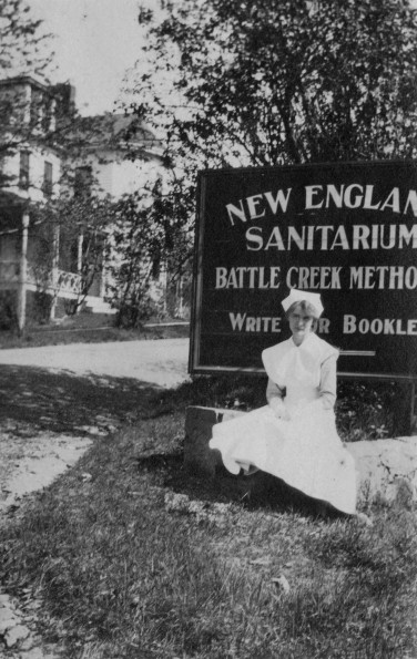 New England Sanitarium sign