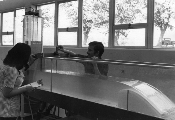 Walla Walla College engineering students study water motion