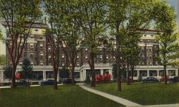 Battle Creek Sanitarium Annex (Phelps Sanitarium), the Fieldstone Building with its own annex added after the Sanitarium left Kellogg's control [drawing]