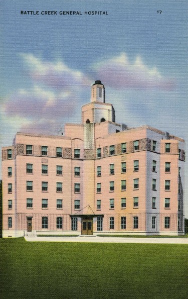 Battle Creek General Hospital, Battle Creek, Michigan [drawing]
