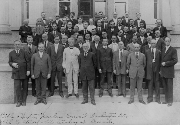 Bible and History Teacher's Council, 1919, Takoma Park, Maryland