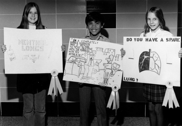 Andrews University Elementary Junior High American Temperance Society poster contest