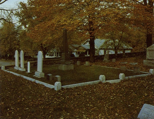 White family cemetery plot at Oak Hill Cemetery, Battle Creek, Michigan