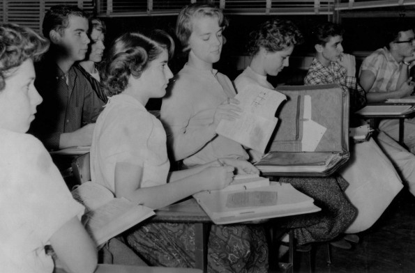 Emmanuel Missionary College Academy students in class