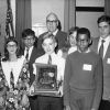 Andrews University Elementary Junior High students won the Spelling Competition in Berrien County, 1970