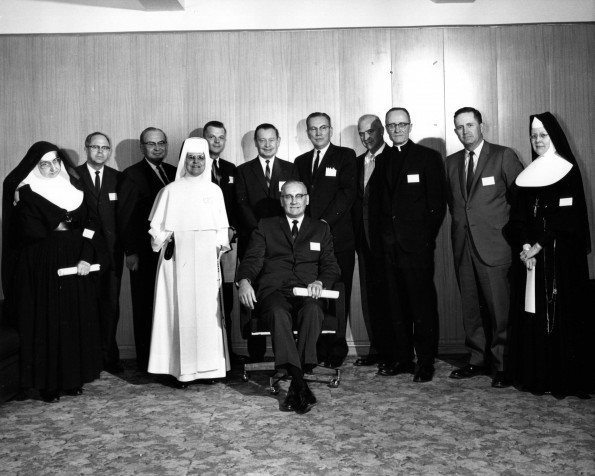 Andrews University president Richard L Hammill, a member of the Michigan Colleges Foundation